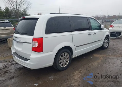 2016 Chrysler Town & Country Touring из США, поврежденный, VIN 2C4RC1BG5GR189825